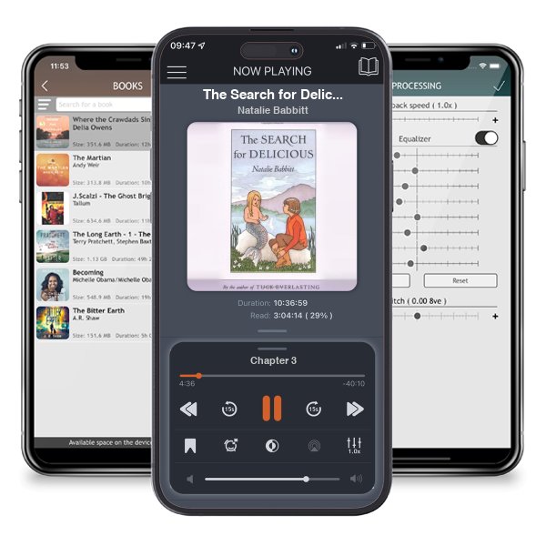 Download fo free audiobook The Search for Delicious by Natalie Babbitt and listen anywhere on your iOS devices in the ListenBook app.