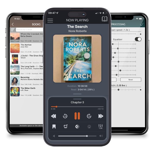 Download fo free audiobook The Search by Nora Roberts and listen anywhere on your iOS devices in the ListenBook app.