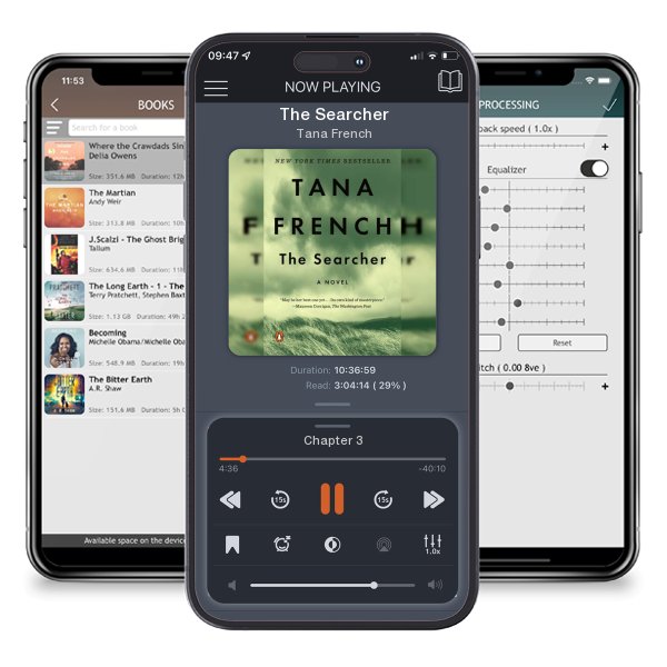 Download fo free audiobook The Searcher by Tana French and listen anywhere on your iOS devices in the ListenBook app.