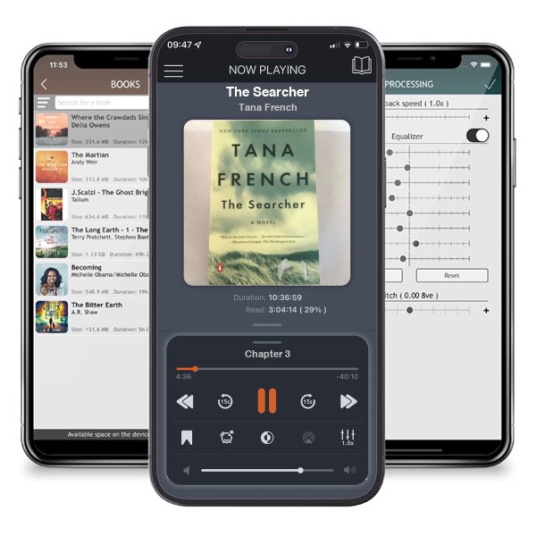 Download fo free audiobook The Searcher by Tana French and listen anywhere on your iOS devices in the ListenBook app.