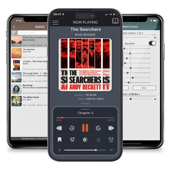 Download fo free audiobook The Searchers by Andy Beckett and listen anywhere on your iOS devices in the ListenBook app.