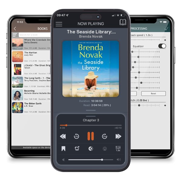 Download fo free audiobook The Seaside Library: A Summer Beach Read (Original) by Brenda Novak and listen anywhere on your iOS devices in the ListenBook app.