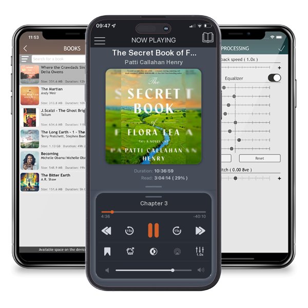 Download fo free audiobook The Secret Book of Flora Lea by Patti Callahan Henry and listen anywhere on your iOS devices in the ListenBook app.
