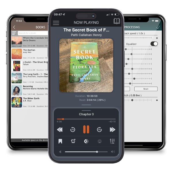 Download fo free audiobook The Secret Book of Flora Lea (signed) by Patti Callahan Henry and listen anywhere on your iOS devices in the ListenBook app.