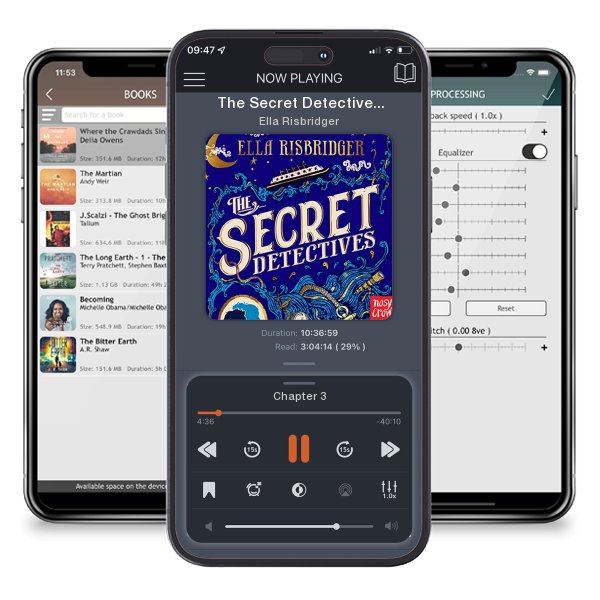 Download fo free audiobook The Secret Detectives by Ella Risbridger and listen anywhere on your iOS devices in the ListenBook app.
