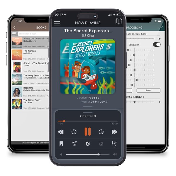 Download fo free audiobook The Secret Explorers and the Lost Whales by SJ King and listen anywhere on your iOS devices in the ListenBook app.