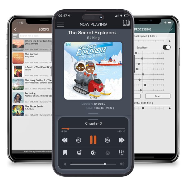 Download fo free audiobook The Secret Explorers and the Missing Scientist by SJ King and listen anywhere on your iOS devices in the ListenBook app.