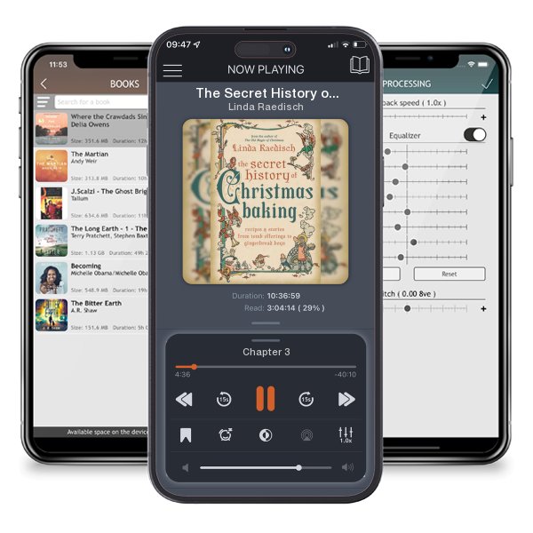 Download fo free audiobook The Secret History of Christmas Baking: Recipes & Stories from Tomb Offerings to Gingerbread Boys by Linda Raedisch and listen anywhere on your iOS devices in the ListenBook app.