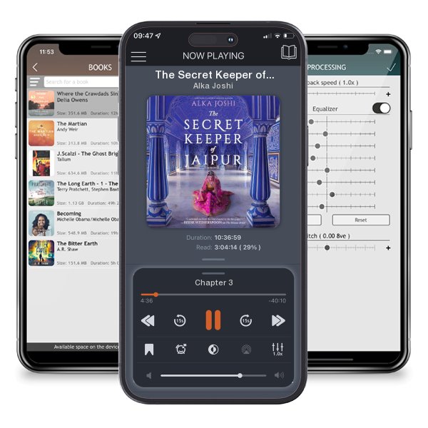 Download fo free audiobook The Secret Keeper of Jaipur by Alka Joshi and listen anywhere on your iOS devices in the ListenBook app.