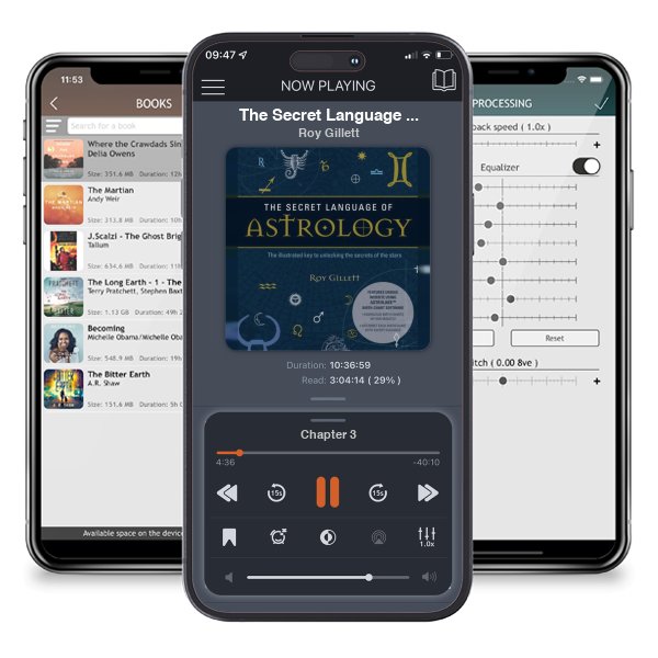 Download fo free audiobook The Secret Language of Astrology: The Illustrated Key to Unlocking the Secrets of the Stars by Roy Gillett and listen anywhere on your iOS devices in the ListenBook app.