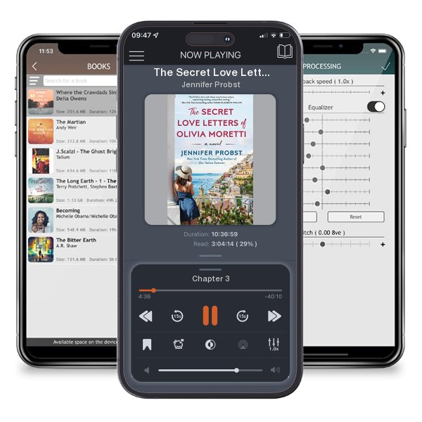 Download fo free audiobook The Secret Love Letters of Olivia Moretti by Jennifer Probst and listen anywhere on your iOS devices in the ListenBook app.