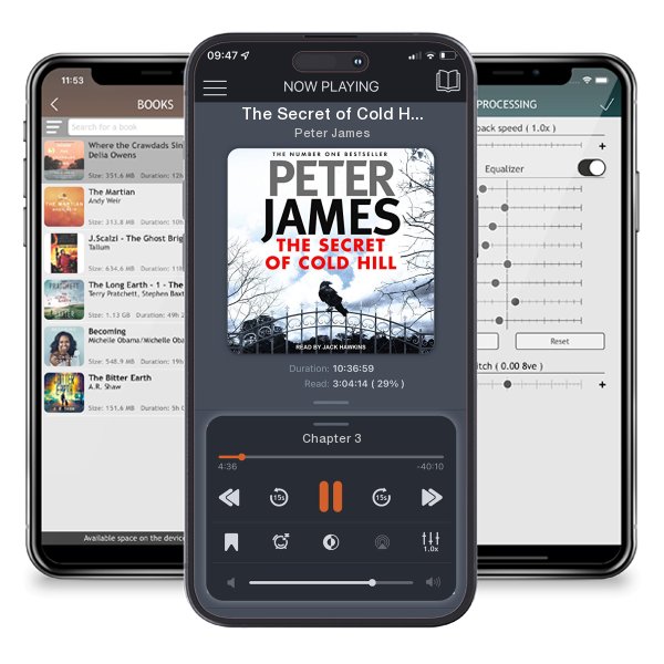 Download fo free audiobook The Secret of Cold Hill by Peter James and listen anywhere on your iOS devices in the ListenBook app.