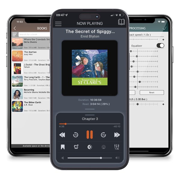 Download fo free audiobook The Secret of Spiggy Holes by Enid Blyton and listen anywhere on your iOS devices in the ListenBook app.