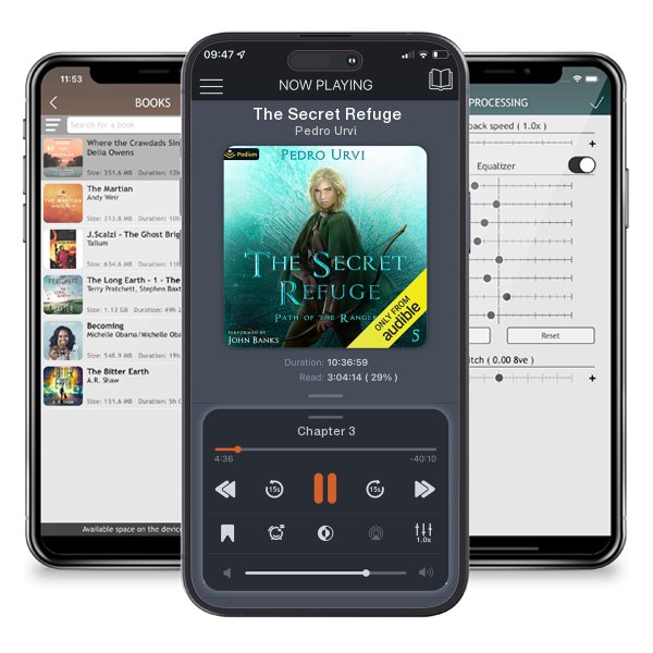 Download fo free audiobook The Secret Refuge by Pedro Urvi and listen anywhere on your iOS devices in the ListenBook app.