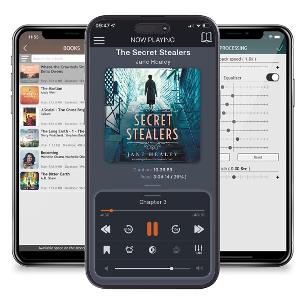 Download fo free audiobook The Secret Stealers by Jane Healey and listen anywhere on your iOS devices in the ListenBook app.