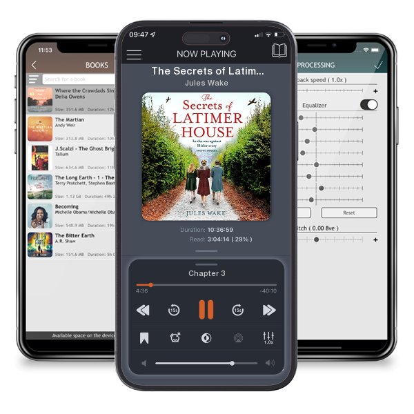 Download fo free audiobook The Secrets of Latimer House by Jules Wake and listen anywhere on your iOS devices in the ListenBook app.