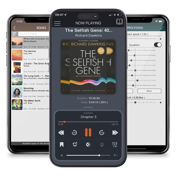 Download fo free audiobook The Selfish Gene: 40th Anniversary Edition by Richard Dawkins and listen anywhere on your iOS devices in the ListenBook app.