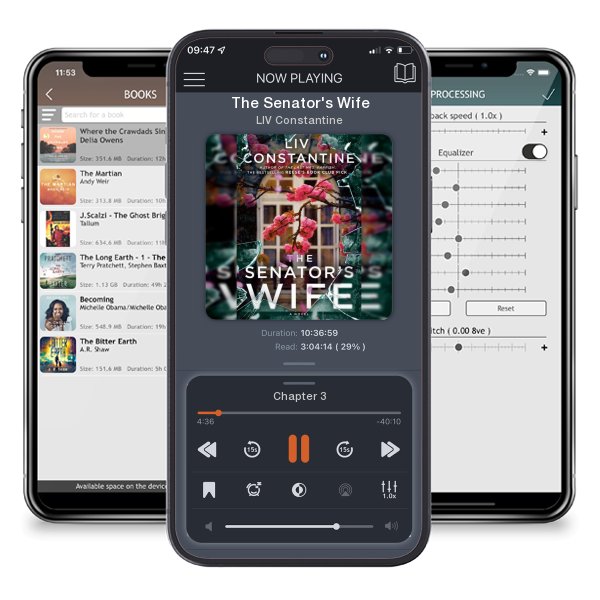 Download fo free audiobook The Senator's Wife by LIV Constantine and listen anywhere on your iOS devices in the ListenBook app.