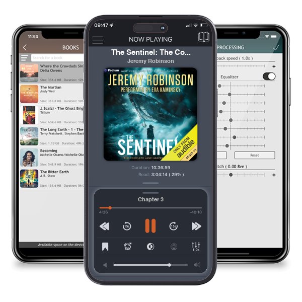 Download fo free audiobook The Sentinel: The Complete Jane Harper Trilogy: The Jane Harper Trilogy, Books 1-3 by Jeremy Robinson and listen anywhere on your iOS devices in the ListenBook app.
