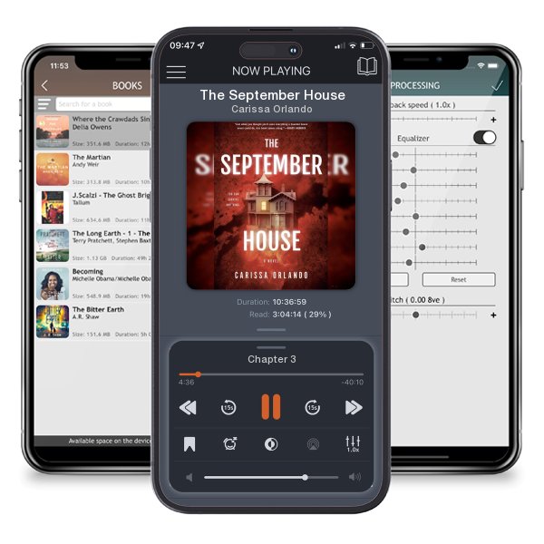 Download fo free audiobook The September House by Carissa Orlando and listen anywhere on your iOS devices in the ListenBook app.