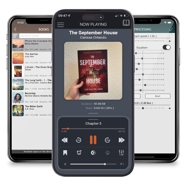 Download fo free audiobook The September House by Carissa Orlando and listen anywhere on your iOS devices in the ListenBook app.