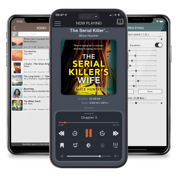 Download fo free audiobook The Serial Killer’s Wife by Alice Hunter and listen anywhere on your iOS devices in the ListenBook app.
