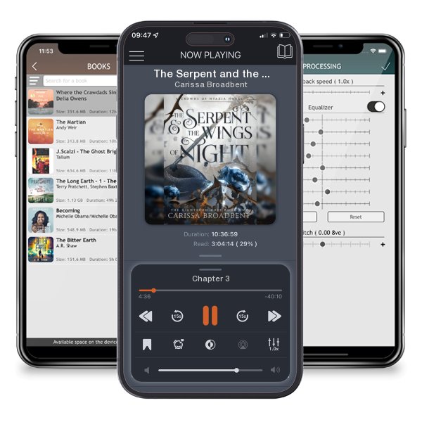 Download fo free audiobook The Serpent and the Wings of Night by Carissa Broadbent and listen anywhere on your iOS devices in the ListenBook app.