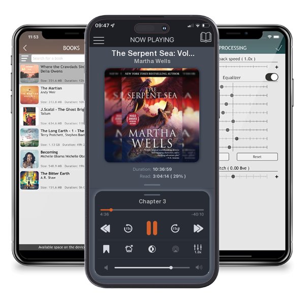 Download fo free audiobook The Serpent Sea: Volume Two of the Books of the Raksura by Martha Wells and listen anywhere on your iOS devices in the ListenBook app.