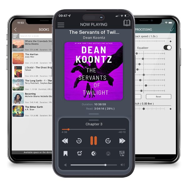 Download fo free audiobook The Servants of Twilight by Dean Koontz and listen anywhere on your iOS devices in the ListenBook app.