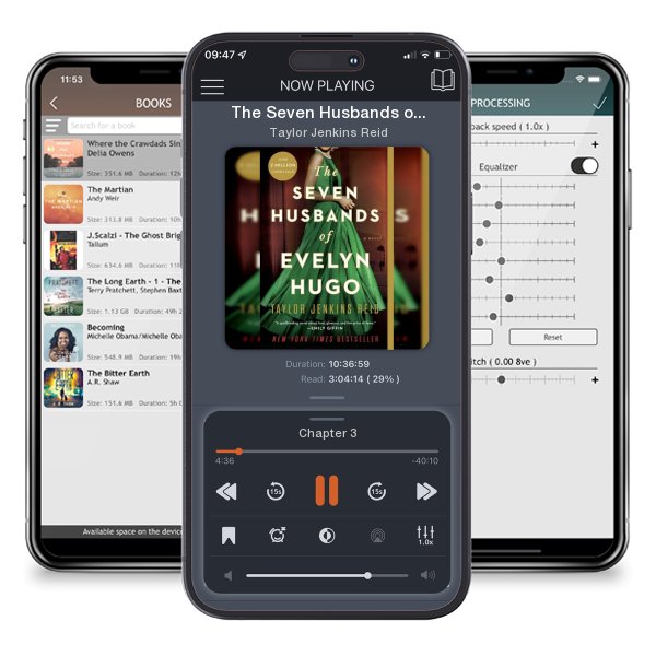 Download fo free audiobook The Seven Husbands of Evelyn Hugo by Taylor Jenkins Reid and listen anywhere on your iOS devices in the ListenBook app.
