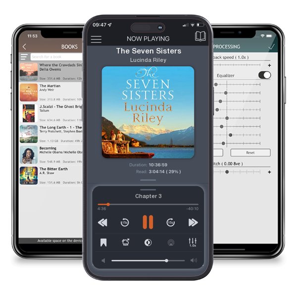 Download fo free audiobook The Seven Sisters by Lucinda Riley and listen anywhere on your iOS devices in the ListenBook app.