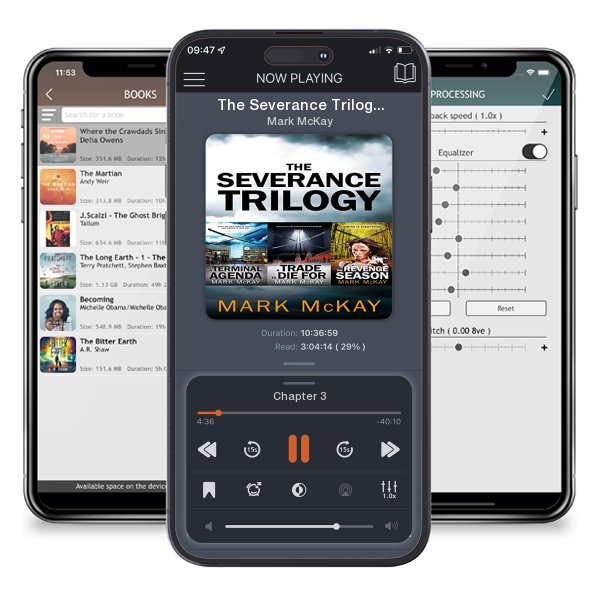 Download fo free audiobook The Severance Trilogy by Mark McKay and listen anywhere on your iOS devices in the ListenBook app.