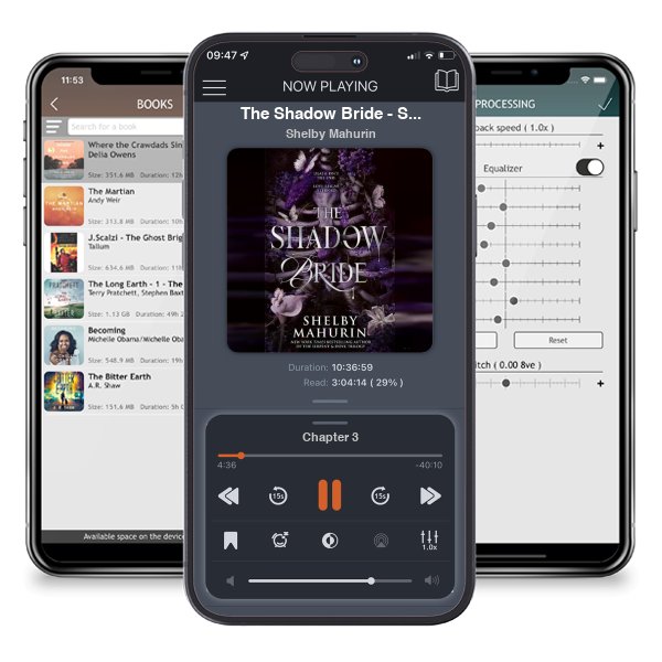 Download fo free audiobook The Shadow Bride - Scarlet Veil Book 2 by Shelby Mahurin and listen anywhere on your iOS devices in the ListenBook app.