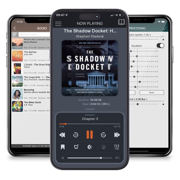 Download fo free audiobook The Shadow Docket: How the Supreme Court Uses Stealth Rulings to Amass Power and Undermine the Republic by Stephen Vladeck and listen anywhere on your iOS devices in the ListenBook app.