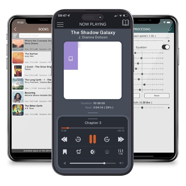 Download fo free audiobook The Shadow Galaxy by J. Dianne Dotson and listen anywhere on your iOS devices in the ListenBook app.