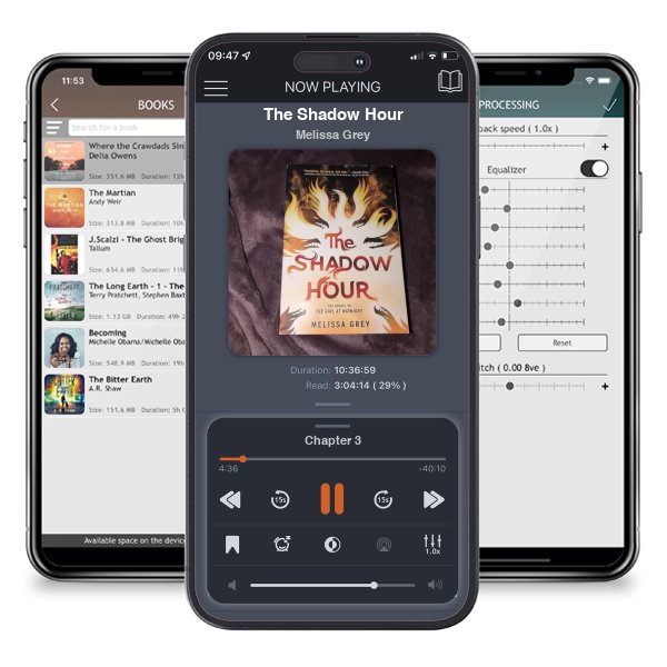 Download fo free audiobook The Shadow Hour by Melissa Grey and listen anywhere on your iOS devices in the ListenBook app.