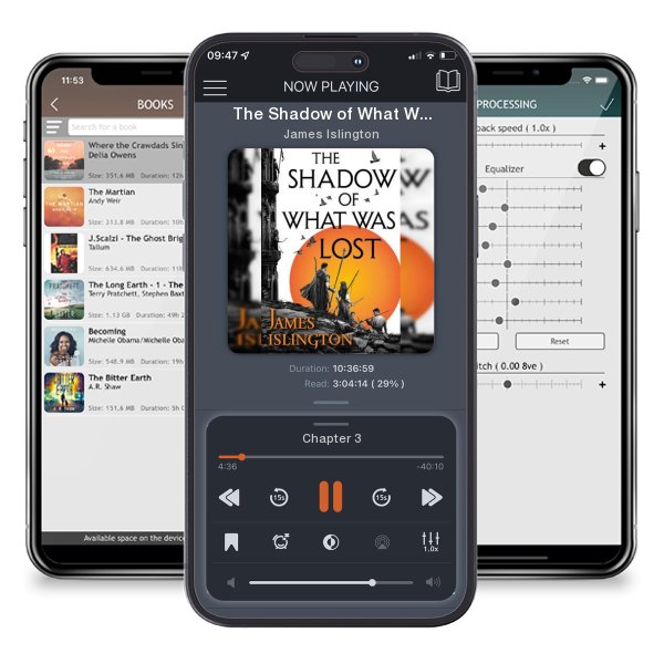 Download fo free audiobook The Shadow of What Was Lost by James Islington and listen anywhere on your iOS devices in the ListenBook app.