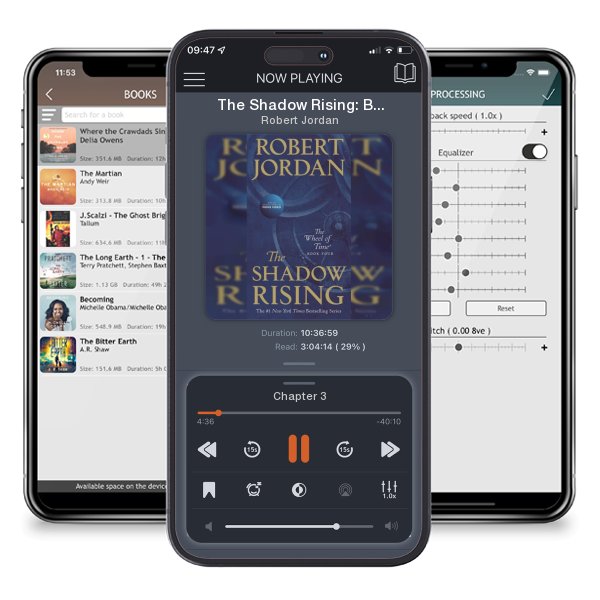 Download fo free audiobook The Shadow Rising: Book Four of 'The Wheel of Time' by Robert Jordan and listen anywhere on your iOS devices in the ListenBook app.
