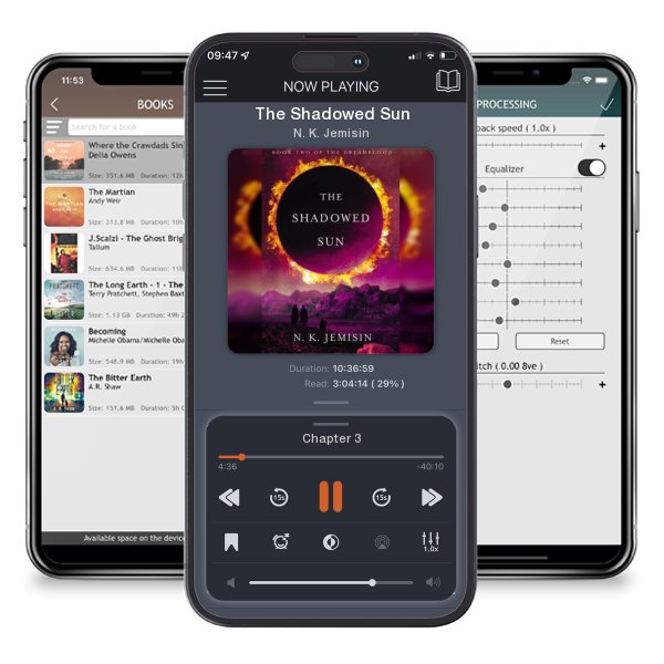 Download fo free audiobook The Shadowed Sun by N. K. Jemisin and listen anywhere on your iOS devices in the ListenBook app.