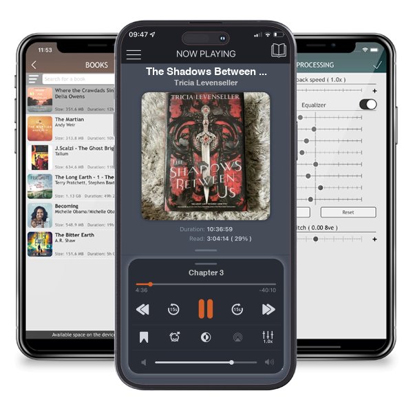 Download fo free audiobook The Shadows Between Us by Tricia Levenseller and listen anywhere on your iOS devices in the ListenBook app.