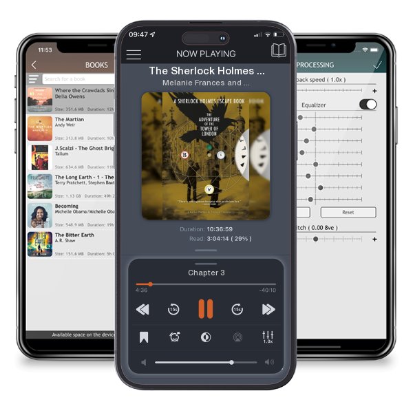 Download fo free audiobook The Sherlock Holmes Escape Book: Adventure of the Tower of... by Melanie Frances and Charles Phillips and listen anywhere on your iOS devices in the ListenBook app.