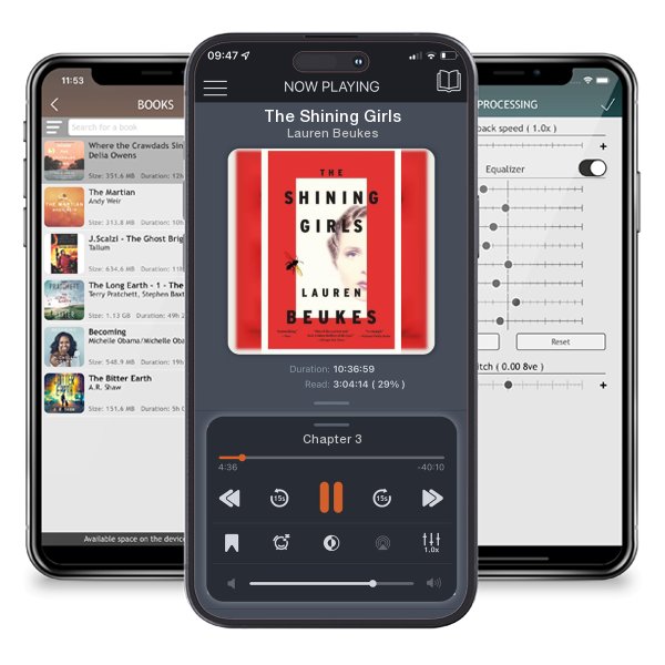 Download fo free audiobook The Shining Girls by Lauren Beukes and listen anywhere on your iOS devices in the ListenBook app.