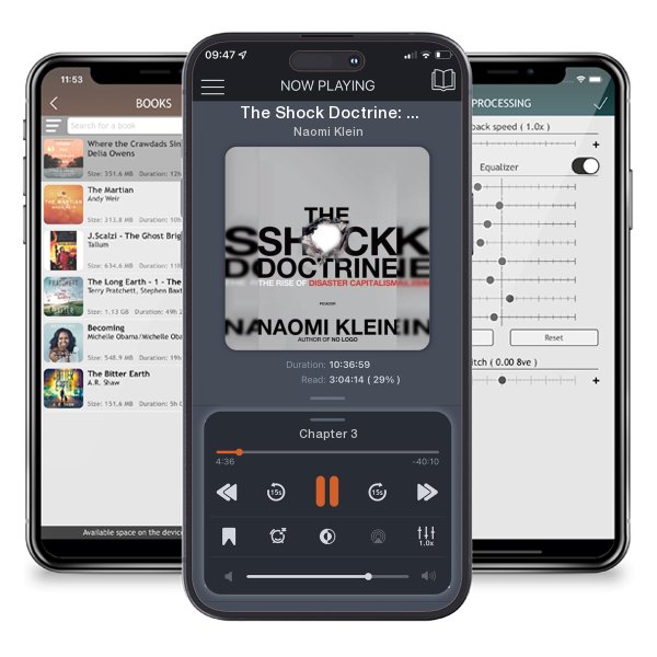 Download fo free audiobook The Shock Doctrine: The Rise of Disaster Capitalism by Naomi Klein and listen anywhere on your iOS devices in the ListenBook app.