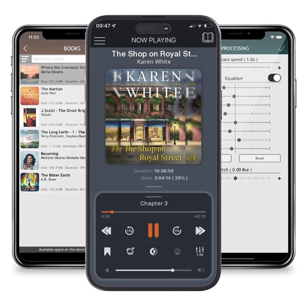 Download fo free audiobook The Shop on Royal Street by Karen White and listen anywhere on your iOS devices in the ListenBook app.