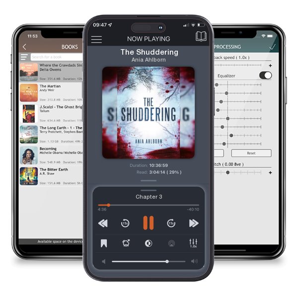 Download fo free audiobook The Shuddering by Ania Ahlborn and listen anywhere on your iOS devices in the ListenBook app.