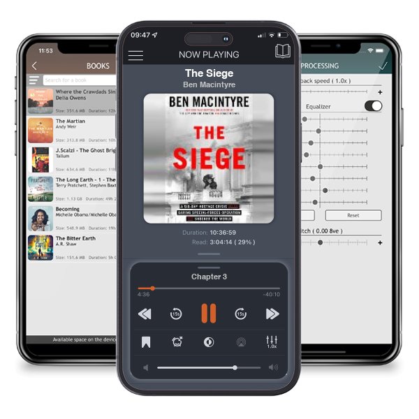 Download fo free audiobook The Siege by Ben Macintyre and listen anywhere on your iOS devices in the ListenBook app.