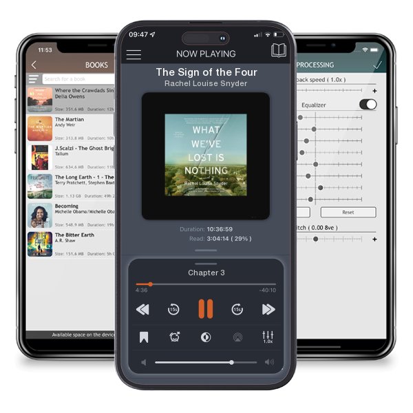 Download fo free audiobook The Sign of the Four by Rachel Louise Snyder and listen anywhere on your iOS devices in the ListenBook app.