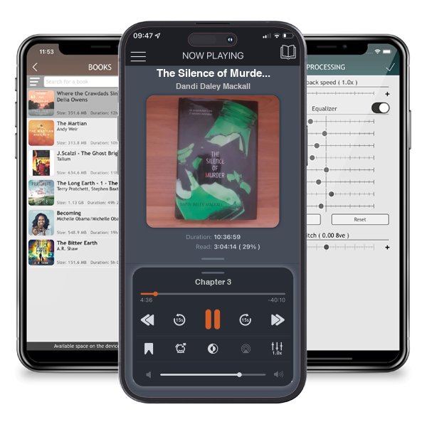 Download fo free audiobook The Silence of Murder by Dandi Daley Mackall and listen anywhere on your iOS devices in the ListenBook app.