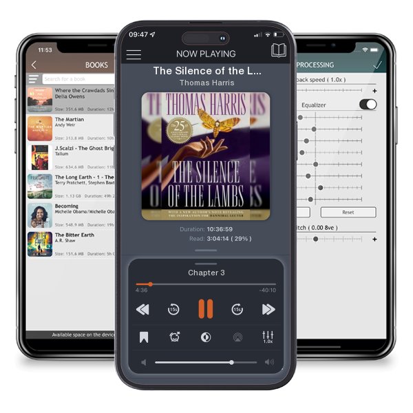 Download fo free audiobook The Silence of the Lambs by Thomas Harris and listen anywhere on your iOS devices in the ListenBook app.