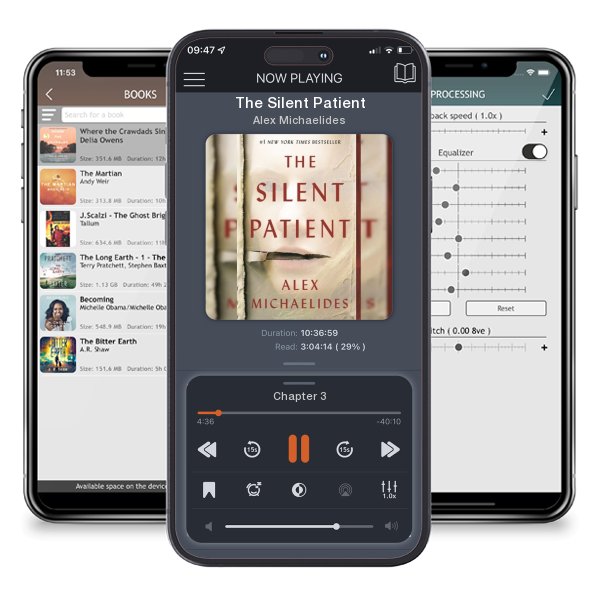 Download fo free audiobook The Silent Patient by Alex Michaelides and listen anywhere on your iOS devices in the ListenBook app.